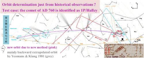Comet Halley in AD 760